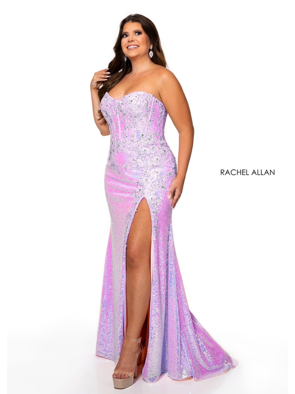 Rachel Allan 70132 Prom Dress in Lilac